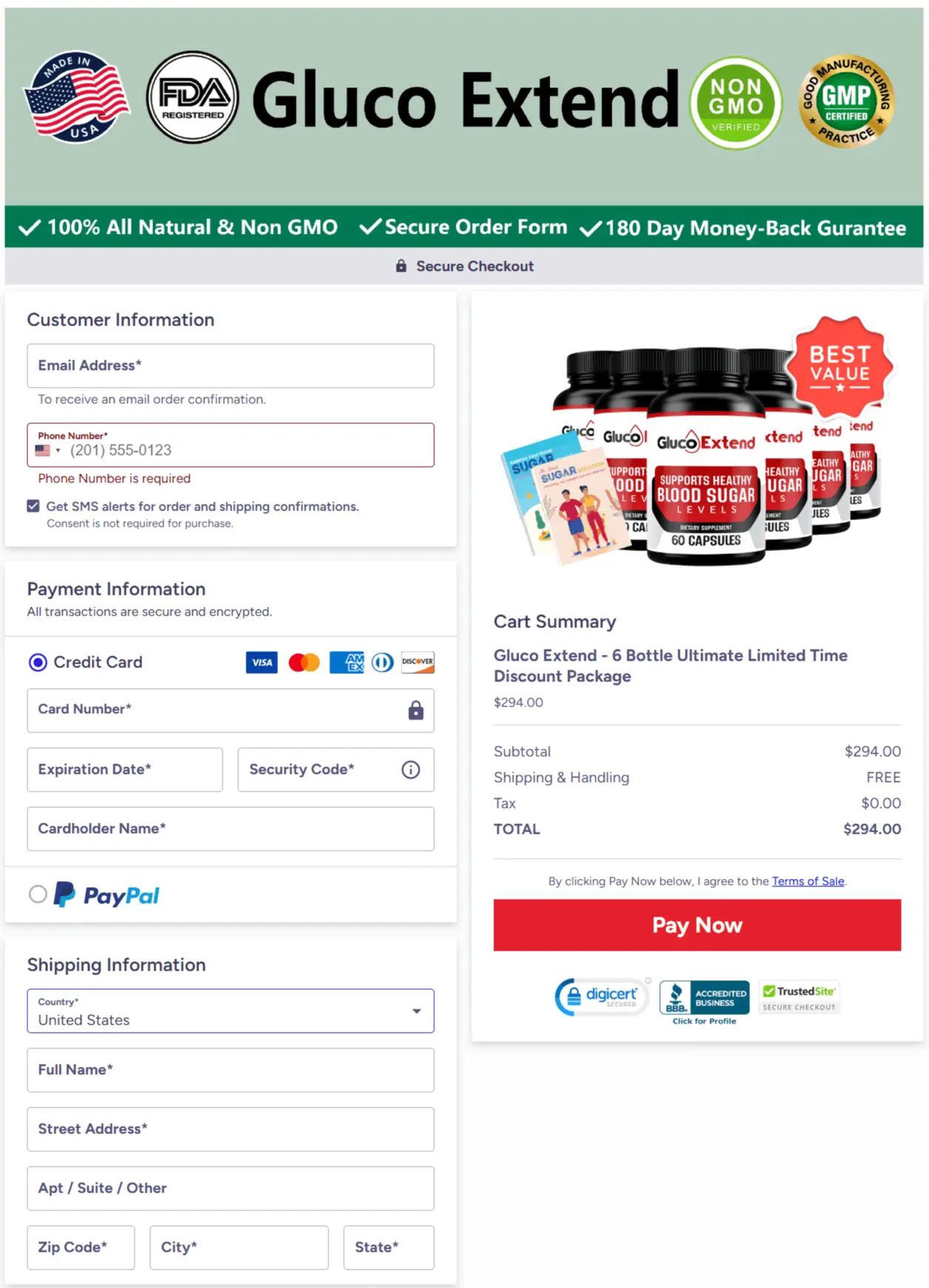 gluco extend order
